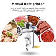 Meat Grinder w/ Tabletop Clamp Mincer Stuffer Sausage Pasta Filler Maker Machine