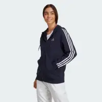 在飛比找momo購物網優惠-【adidas 愛迪達】外套 女款 運動連帽外套 亞規 W 