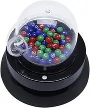 Kisangel 1Set Mini Machine Portable Electric Jackpot Picker for Party Games Transparent Design Material for Cafes Nightclubs and Recreational Activities