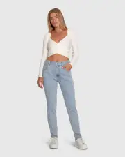 [Belle & Bloom] First Class Skinny Jeans - Stonewash XS
