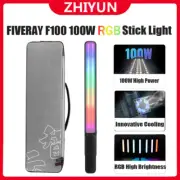ZHIYUN FIVERAY F100 COMBO 100W RGB LED Video Stick Light Bi-Color 2700K-6200K