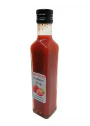 Bavarian Strawberry Vinegar with 50% fresh Strawberries naturally cloudy 250ml .