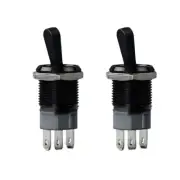 Sturdy Metal Three Level Toggle Switches With LED Visual Indicators Designs