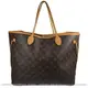 【8.5成新】LV M40157 NEVERFULL GM經典花紋縮口肩背包.大 #612現金價$19,800