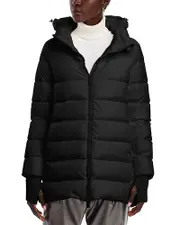 Herno Heavy A Line High Low Jacket