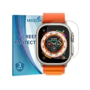 3 Pack MEZON Apple Watch Ultra 2 (49mm) Ultra Clear TPU Film Screen Protectors