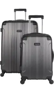 kenneth Cole Reaction Out of Bounds Lightweight 4-Wheel Spinner 2 Pc Set, Charc
