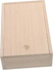 UPKOCH Wooden Bait Box - Fishing Tackle Storage Box Compact Fishing Gear Organizer Portable Lure Containers for Fish Scenarios And Present Giving