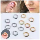 Conch Snug Zircon Ear Stud CZ Ear Piercing Colorful CZ Earrings Cubic Zirconia