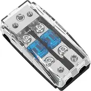 Car Amplifier Distribution Block Way Splitter for Car Audio Systems Essential Fuse Holder for DIY Enthusiasts Prevents Overload Damage and Electrical System