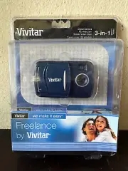 Vivitar Freelance V69379 3-in-1 PC Web Cam Blue Digital Camera