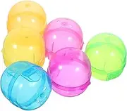 Vaguelly Cute Capsules Balls 12 Empty Plastic Balls for Vending Machine Art Supplies Party Favor Easter Christmas