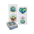 Magic cotton towel, Save the Planet, ca. 30 x 30 cm