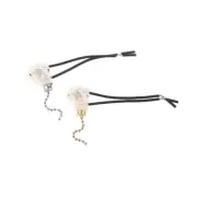 Wall Light pull Rope Switch Universal Chain Ceiling Fan Lamp Replacement PartsZ,