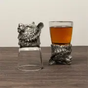 Lion Personalised Shot Glass Set
