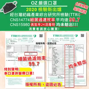 CNS檢驗 黑色四層活性碳口罩50入【奧斯】獨立包裝 黑色口罩 口罩防塵 防花粉 四層活性炭【M0019】