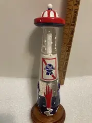PBR PABST BLUE RIBBON 19 04 ART SERIES UFO draft beer tap handle. WISCONSIN