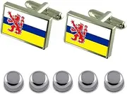 [Select Gifts] Shirt Dress Studs Limburg Flag Cufflinks
