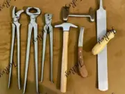 New Farrier tools Hoof Nipper Hoof Tester Nail Puller Spreader Knives 8 pcs Kit