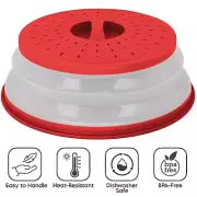 Collapsible Microwave Plate Cover Lid Food Dish Splatter Shield Guard BPA Free