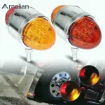 ARNELIAN 2PCS 34LEDS 雙面 LED 轉向信號擋泥板燈,雙功能反射器西瓜雙面 LED