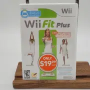 SEALED NEW OLD STOCK NINTENDO WII FIT PLUS FUN VIDEO GAME ONLY SHIPS SAFE QUICK