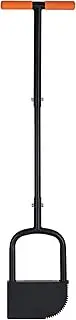 BARAYSTUS Height Adjustable Garden Edger Tool, Hand Steel Edger, Half Moon Lawn Edger, Saw-Tooth with Very Sharp Blade Manual Edger