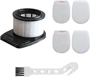 [GIONAR] IZ300UKT Replacement Filters Set for Shark Stratos DuoClean Cordless Stick Vacuum Cleaner IZ320 IZ320UK IZ420 IZ420UKT, 2 foam filters+2 felt filters+1 HEPA filter+ 1 Cleaning Brush