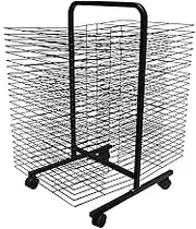 Classroom Art Drying Racks - 50 Removable Racks - Reversible Storage Drying Rack, Space Saving Rack, (for Artist Canvas, Paper, Painting)