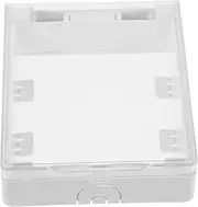 OSALADI Adhesive Socket Cover Waterproof Outlet Cover Splash Box Weatherproof Socket Box for Outdoor Easy Install