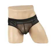 Poison Rose Mesh Pouch Bumless Wetlook Brief