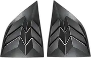 2PCS Side Window Scoop Louvers ABS Window Visor Cover Sun Rain Shade Vent 2008-2019 Compatible for Dodge Challenger
