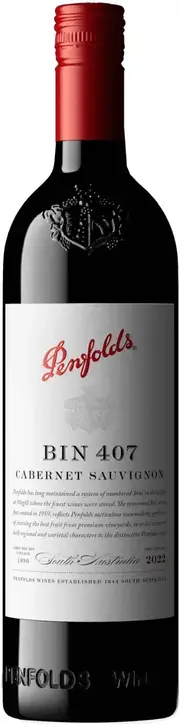 Penfolds Bin 407 Cabernet Sauvignon 2022 750ml