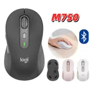 LOGITECH Wireless Mouse M750 Bluetooth Mice Optical Slim 2.4GHz USB