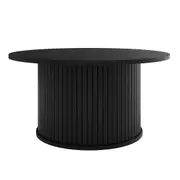 Esmund 90cm Round Coffee Table Black