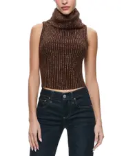 alice + olivia Alma Wool Shell