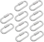 M5 Quick Link Chain Connector Safety Chain Hook for Hammocks Rope Attachments