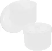 Sturdy Nail Tool Cleaner Sterilizer Box 2pcs Nail Art Tools Cleaner Tray Nail Tweezers Cleaning Organizer