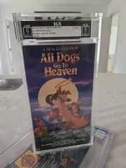 All Dogs Go To Heaven VHS SEALED GRADED IGS 9 MINT