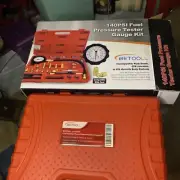 BTSHUB 140PSI Fuel Injection Pump Pressure Injector Tester Pressure Gauge Kit