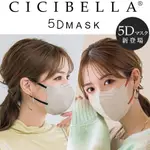 現貨 日本CICIBELLA  5D 小顏口罩 多色