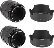 Mellisso 2X Lens Hood Camera Lens Hood EW-63C EW63C for EF-S 18-55mm F / 3.5-5.6 is