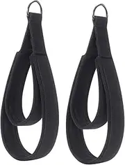 yuksok 2Pcs Pilates Double Loop Straps for Reformer,Exercise Equipment D Rings Straps for Core Training Arms Legs Workout Gymnastics