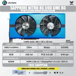 二手藍寶石 RX 590 RX590 GME 2304SP 8G 8GB D5 雙風扇 AMD 顯卡顯卡 GPU 超白金