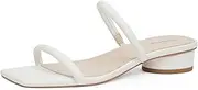 [Modatope] Two Strap Chunky Heel Sandals Women Low Heel Open Toe Strappy Heels for Women
