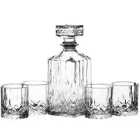在飛比找ETMall東森購物網優惠-【BarCraft】烈酒瓶+玻璃杯4入(200ml)