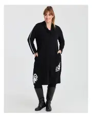 [Taking Shape] Natural Ava Panel Dress Black