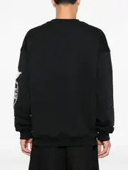 [Stone Island] Stone Island-Charcoal Cotton Sweatshirt-Uomo M STAND