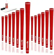 Karma Velour Golf Grip Kits (with 13 Golf Grips, Tape Strips, Solvent, Rubber Shaft clamp, Easy-to-Follow DYI Grip Installation Instructions)