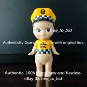 SONNY ANGEL In New York Series Yellow Cab Mini Figure Opened Blind Box Art Toy